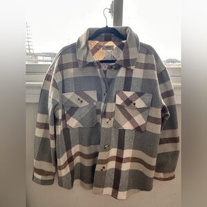 Flannel button down (new)